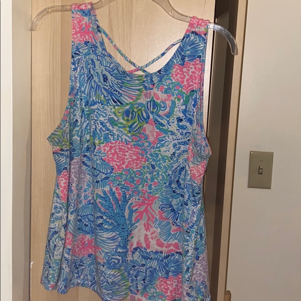 Lily Pulitzer cross back tank